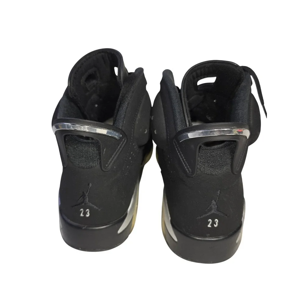 Nike Air Jordan 6 Retro Chrome‎ Metallic Silver Black DX2836-001 Mens Size 11